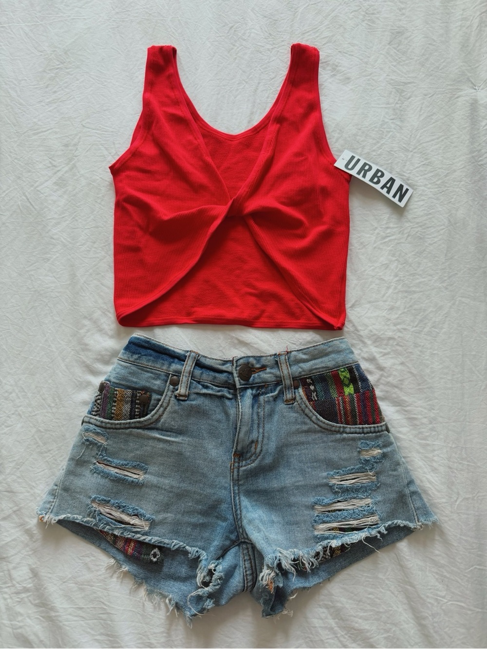 Urban Outfitters Out From Under Reversible Ribbed Tank Top